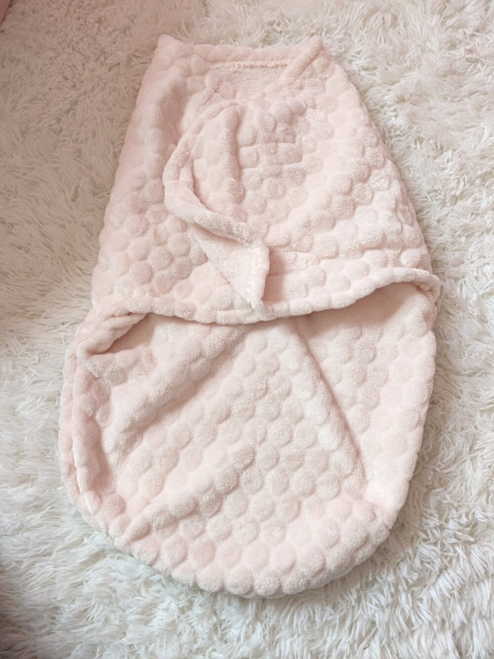 New Baby Blanket Swaddle Pink Soft Cozy Infant Nursery